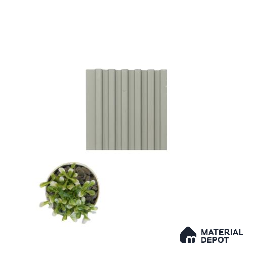 Brown Plain Colour Louver PN 00636 8 ft x 4 inch Charcoal Panel - 11 mm | Suitable for Feature Wall, TV Unit & Living Room | Width is Subjected to 5% Variation