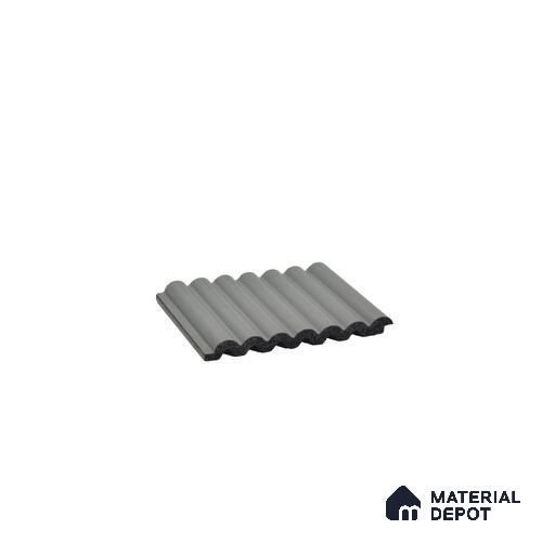 Grey Plain Colour Louver PN 00616 8 ft x 4.9 inch Charcoal Panel - 11 mm | Suitable for Feature Wall, TV Unit & Living Room | Width is Subjected to 5% Variation