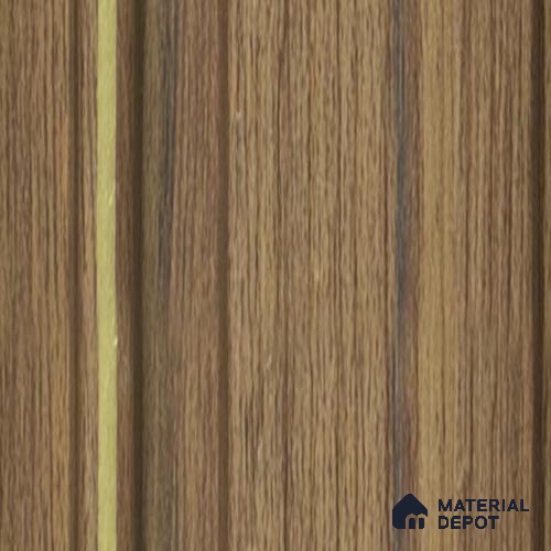 Multi Colour Wooden Louver PN 00675 9.5 ft x 4.8 inch Charcoal Panel - 11 mm | Suitable for Feature Wall, TV Unit & Living Room | Width is Subjected to 5% Variation