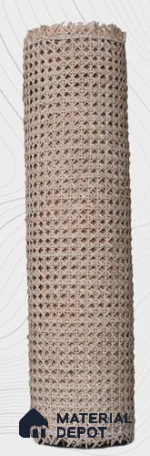 LM 03337 Rattanex Series Diamond Natural Dark 25 x 2 ft Cane Webbing - 1 mm| Image 1
