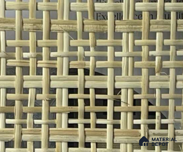 Beige Cane Look LM 23370 Texture Finish Decorative Laminate Roll 25 ft x 2 ft - 1 mm | Suitable for TV Unit, Wardrobe, Kitchen Cabinets