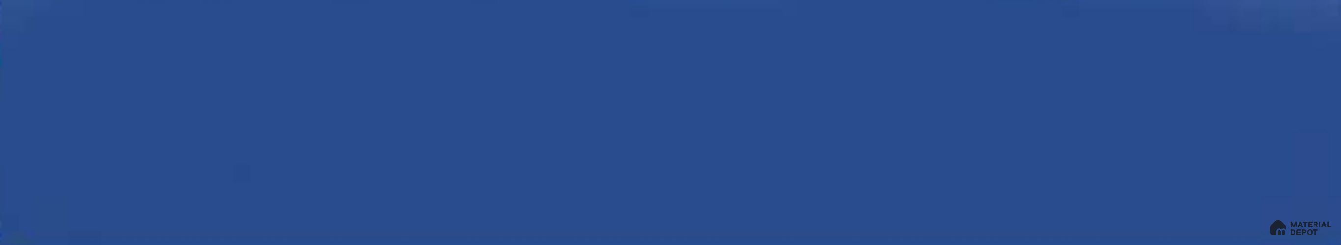 1009 Electric Blue Solid Series 22x2 mm Matte UV Finish PVC Edgeband - 1 Metre