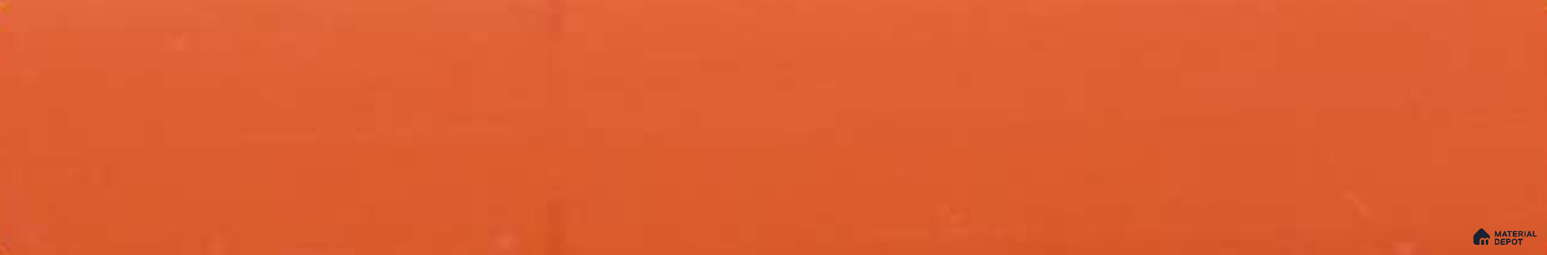 1022 Orange Solid Series 22x2 mm Matte UV Finish PVC Edgeband - 1 Metre