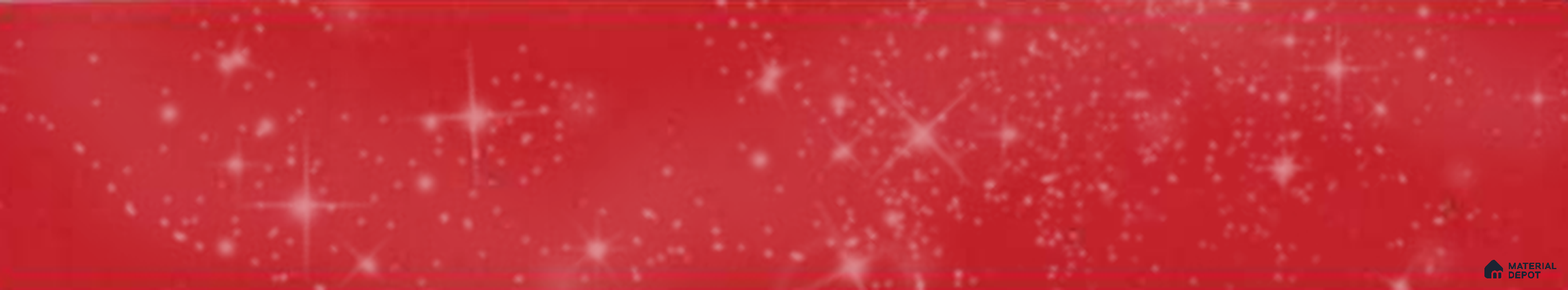 6001 Cardinal Red Star Sparkle Sparkle Series 23x1.3 mm Wooden Gloss PVC Edgeband - 1 Metre