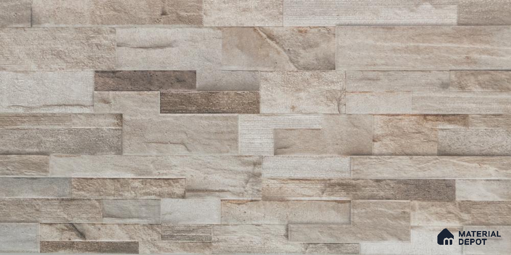 TL 01737 Cashmere Cream 2 ft x 1 ft Matte Finish Ceramic Elevation Wall Tile - 10 mm