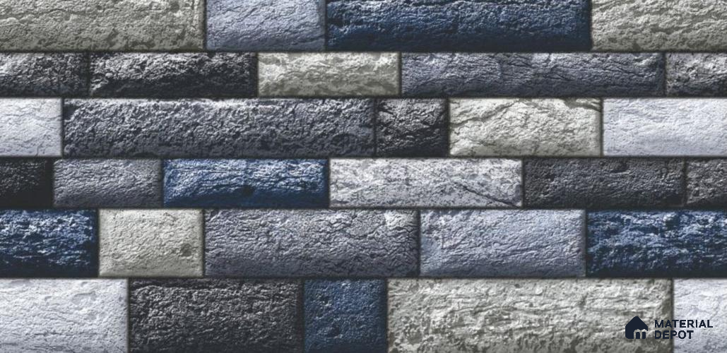TL 01695 Sapphire Blue 2 ft x 1 ft Matte Finish Ceramic Elevation Wall Tile - 9 mm