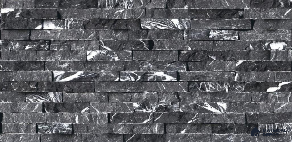 TL 01700 Lead Grey 2 ft x 1 ft Matte Finish Ceramic Elevation Wall Tile - 9 mm