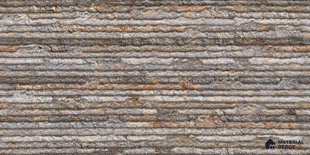 TL 01751 Oragnic Brown 2 ft x 1 ft Matte Finish Ceramic Elevation Wall Tile - 10 mm