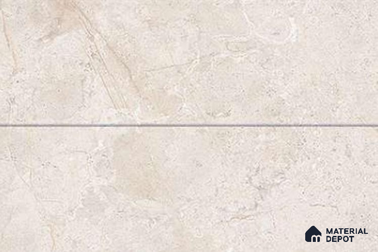 TL 01614 A Light Marshmallow Cream 18 x 12 inch Glossy Finish Ceramic Wall Tile - 6 mm