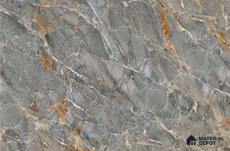 TL 01625 C Dark Slate Grey 18 x 12 inch Glossy Finish Ceramic Wall Tile - 6 mm