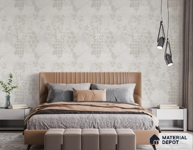 667 | 9.5 Meter x 21 Inch Patterned Look Wallpaper - 55 Sq. Ft.