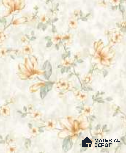 WK160-14 | 10 Meter x 21 Inches Florals Look Wallpaper - 57.41 Sq. Ft.