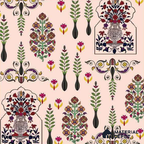 8021 | 10 Meter x 21 Inches Indian Look Wallpaper - 57.41 Sq. Ft.