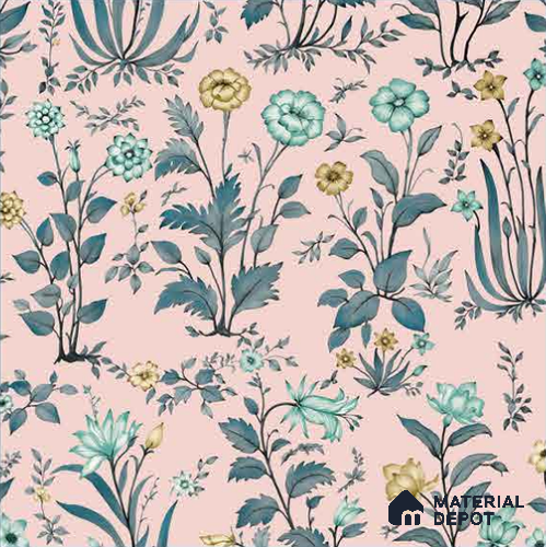 8040 | 10 Meter x 21 Inches Florals Look Wallpaper - 57.41 Sq. Ft.