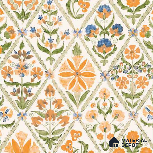 8064 | 10 Meter x 21 Inches Patterned Look Wallpaper - 57.41 Sq. Ft.