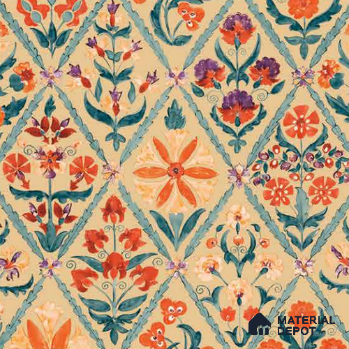 8067 | 10 Meter x 21 Inches Patterned Look Wallpaper - 57.41 Sq. Ft.