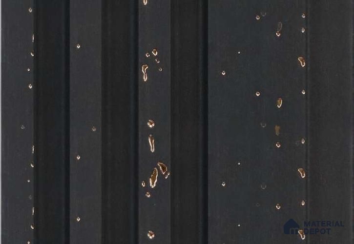 Black Marble Louver MRL 151 9.5 ft x 4.7 inch Charcoal Panel - 12 mm | Suitable for Feature Wall, TV Unit & Living Room | Width is Subjected to 5% Variation