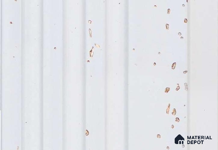 White Marble Louver MRL 152 9.5 ft x 4.7 inch Charcoal Panel - 12 mm | Suitable for Feature Wall, TV Unit & Living Room | Width is Subjected to 5% Variation