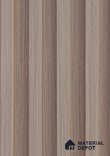 Cream Wooden Louver PN 06130 9.6 ft x 6.6 inch WPC Panel - 20 mm | Suitable for Feature Wall, TV Unit & Living Room | Width is Subjected to 5% Variation