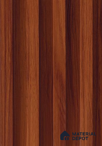 Brown Wooden Louver PN 06143 9.6 ft x 6.6 inch WPC Panel - 20 mm | Suitable for Feature Wall, TV Unit & Living Room | Width is Subjected to 5% Variation