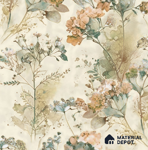 03-555-03 | 10 Meter x 21 Inches Florals Look Wallpaper - 57.41 Sq. Ft.