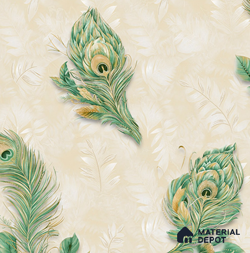 17-555-17 | 10 Meter x 21 Inches Patterned Look Wallpaper - 57.41 Sq. Ft.
