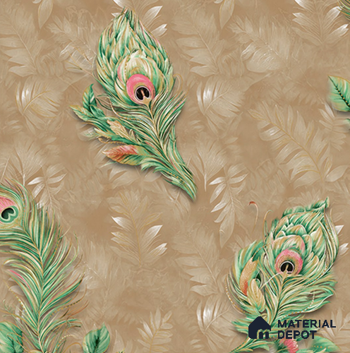 19-555-19 | 10 Meter x 21 Inches Patterned Look Wallpaper - 57.41 Sq. Ft.