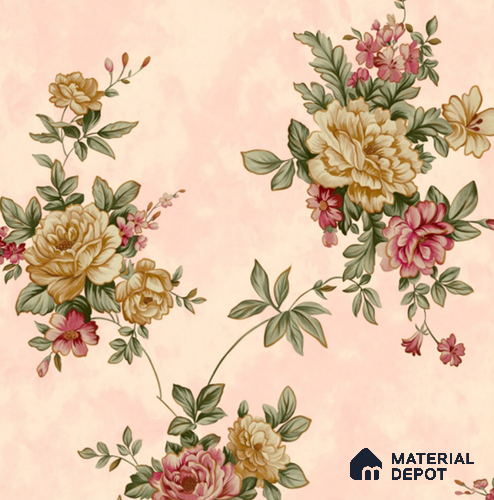 21-555-21 | 10 Meter x 21 Inches Florals Look Wallpaper - 57.41 Sq. Ft.