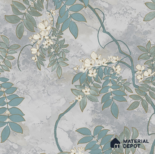 30-555-30 | 10 Meter x 21 Inches Florals Look Wallpaper - 57.41 Sq. Ft.
