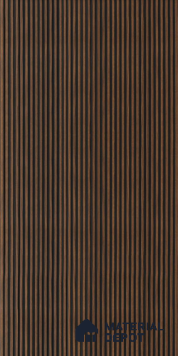 Brown Wooden Louver UR 7403 (UR 7403) 9.5 ft x 12 inch Charcoal Panel - 9 mm | Suitable for Feature Wall, TV Unit & Living Room | Width is Subjected to 5% Variation