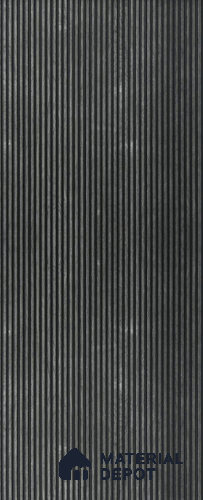 Grey Wooden Louver UR 7409  (UR 7409) 9.5 ft x 12 inch Charcoal Panel - 9 mm | Suitable for Feature Wall, TV Unit & Living Room | Width is Subjected to 5% Variation