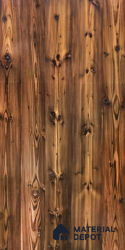 Smoked Larch Knotty 8 ft x 4 ft Smoked Veneer - 3.7 mm