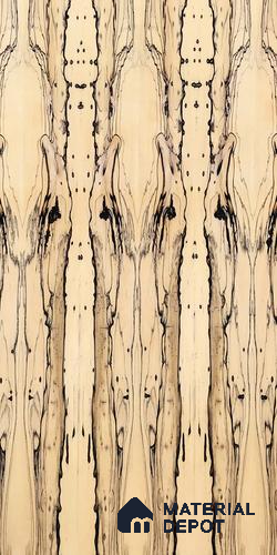 White Ebony 8 ft x 4 ft Natural Veneer - 3.7 mm