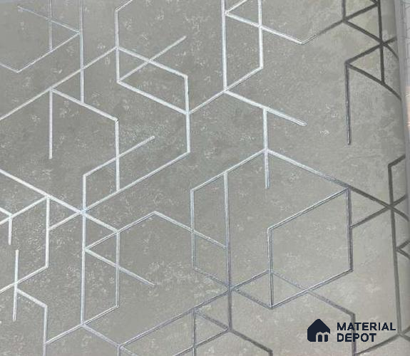 P1 AP-1001 | 10 Meter x 21 Inches Geometric Look Wallpaper - 57.37 Sq. Ft. | Minimum 15% wastage during installation