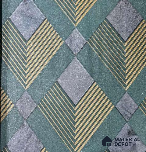 P21 AP-1021 | 10 Meter x 21 Inches Geometric Look Wallpaper - 57.37 Sq. Ft. | Minimum 15% wastage during installation