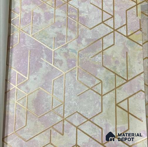 P3 AP-1003 | 10 Meter x 21 Inches Geometric Look Wallpaper - 57.37 Sq. Ft. | Minimum 15% wastage during installation