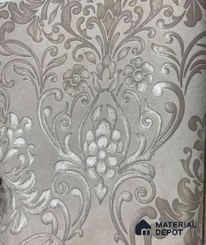 P52 AP-1052 | 10 Meter x 21 Inches Damask Look Wallpaper - 57.37 Sq. Ft. | Minimum 15% wastage during installation