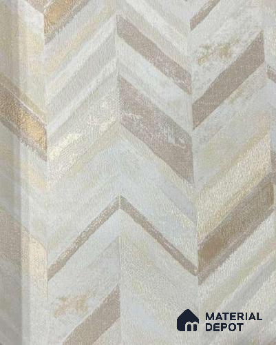 P62 AP-1062 | 10 Meter x 21 Inches Geometric Look Wallpaper - 57.37 Sq. Ft. | Minimum 15% wastage during installation