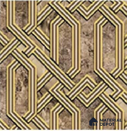 666116 | 10 Meter x 21 Inches Patterned Look Wallpaper - 57.37 Sq. Ft. | Minimum 15% wastage during installation