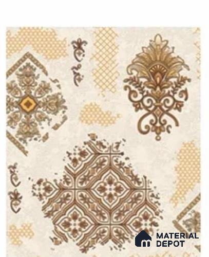 666121 | 10 Meter x 21 Inches Damask Look Wallpaper - 57.37 Sq. Ft. | Minimum 15% wastage during installation