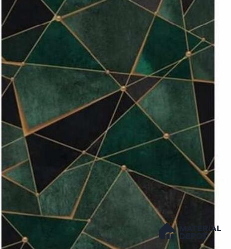 666130 | 10 Meter x 21 Inches Geometric Look Wallpaper - 57.37 Sq. Ft. | Minimum 15% wastage during installation