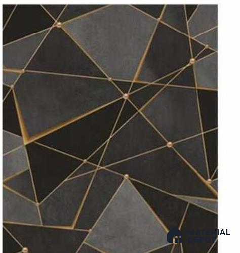 666131 | 10 Meter x 21 Inches Geometric Look Wallpaper - 57.37 Sq. Ft. | Minimum 15% wastage during installation