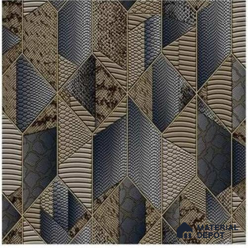 666145 | 10 Meter x 21 Inches Geometric Look Wallpaper - 57.37 Sq. Ft. | Minimum 15% wastage during installation