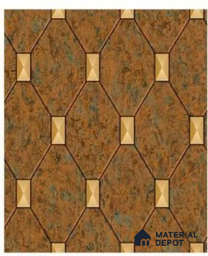 666146 | 10 Meter x 21 Inches Patterned Look Wallpaper - 57.37 Sq. Ft. | Minimum 15% wastage during installation