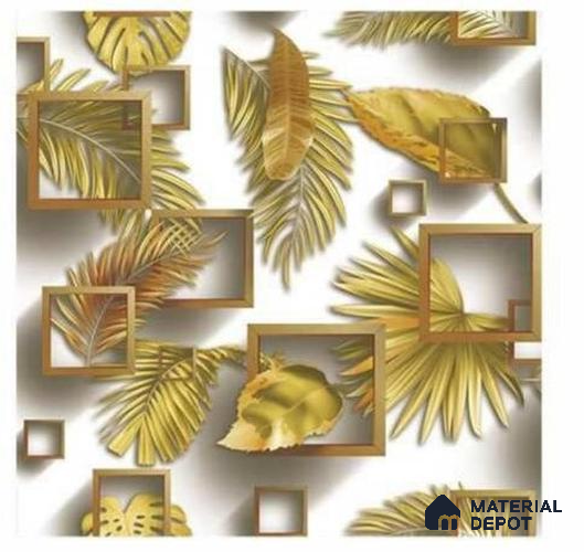666152 | 10 Meter x 21 Inches Florals Look Wallpaper - 57.37 Sq. Ft. | Minimum 15% wastage during installation
