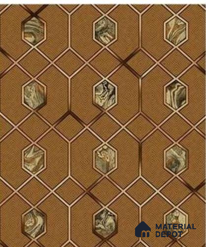 666162 | 10 Meter x 21 Inches Patterned Look Wallpaper - 57.37 Sq. Ft. | Minimum 15% wastage during installation