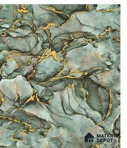 666163 | 10 Meter x 21 Inches Marble Look Wallpaper - 57.37 Sq. Ft. | Minimum 10% wastage during installation