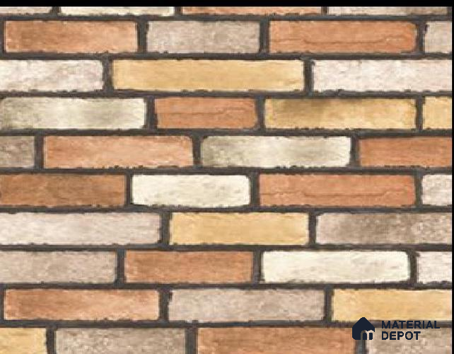 WK16-1610 | 10 Meter x 21 Inches Brick Look Wallpaper - 57.41 Sq. Ft. | Minimum 15% wastage during installation