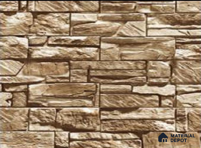 WK16-1620 | 10 Meter x 21 Inches Brick Look Wallpaper - 57.41 Sq. Ft. | Minimum 15% wastage during installation