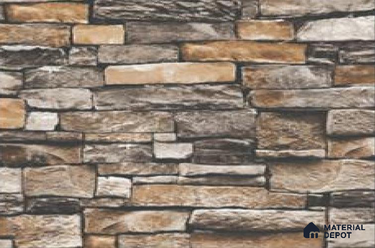 WK16-1622 | 10 Meter x 21 Inches Brick Look Wallpaper - 57.41 Sq. Ft. | Minimum 15% wastage during installation